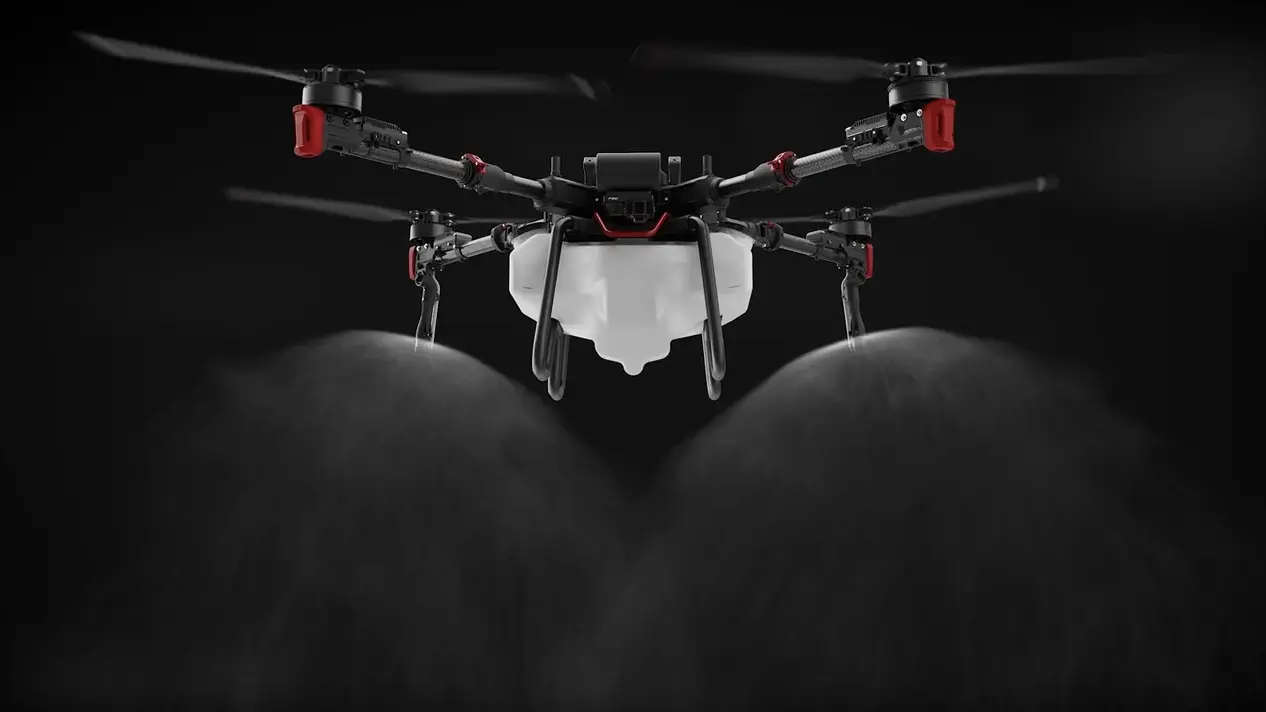 Different drone speeds while spraying