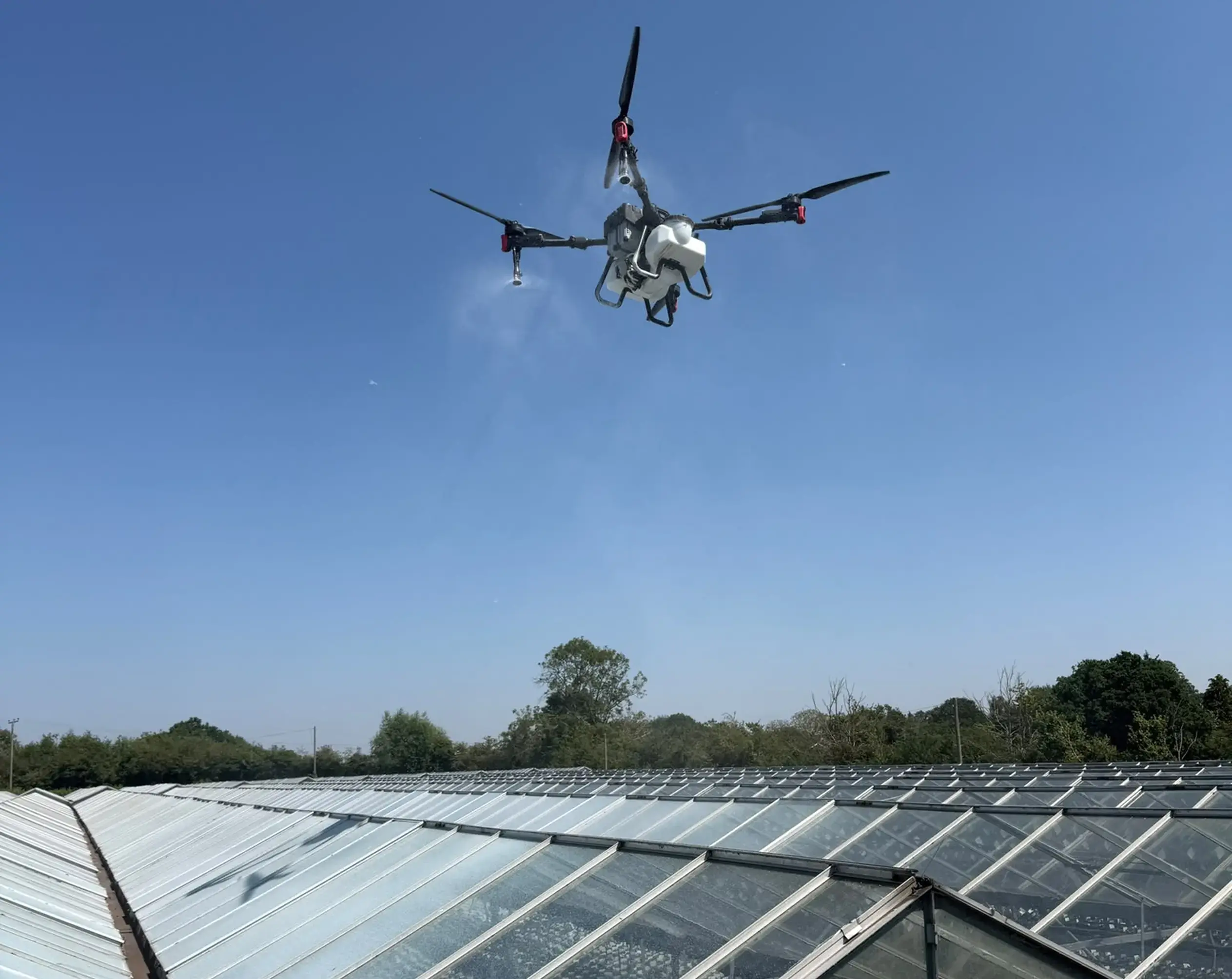Drone greenhouse services